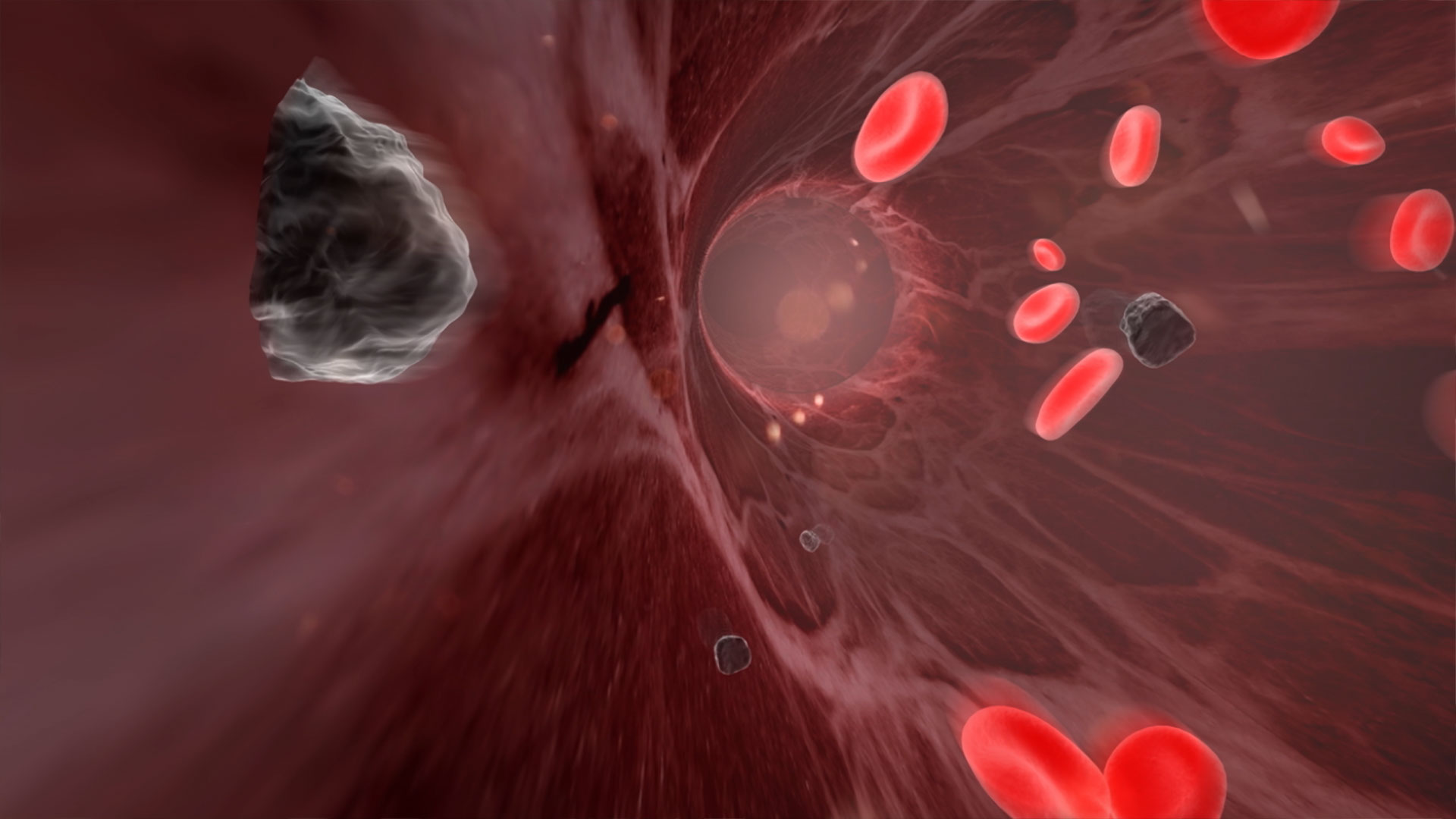 3D animated blood cells