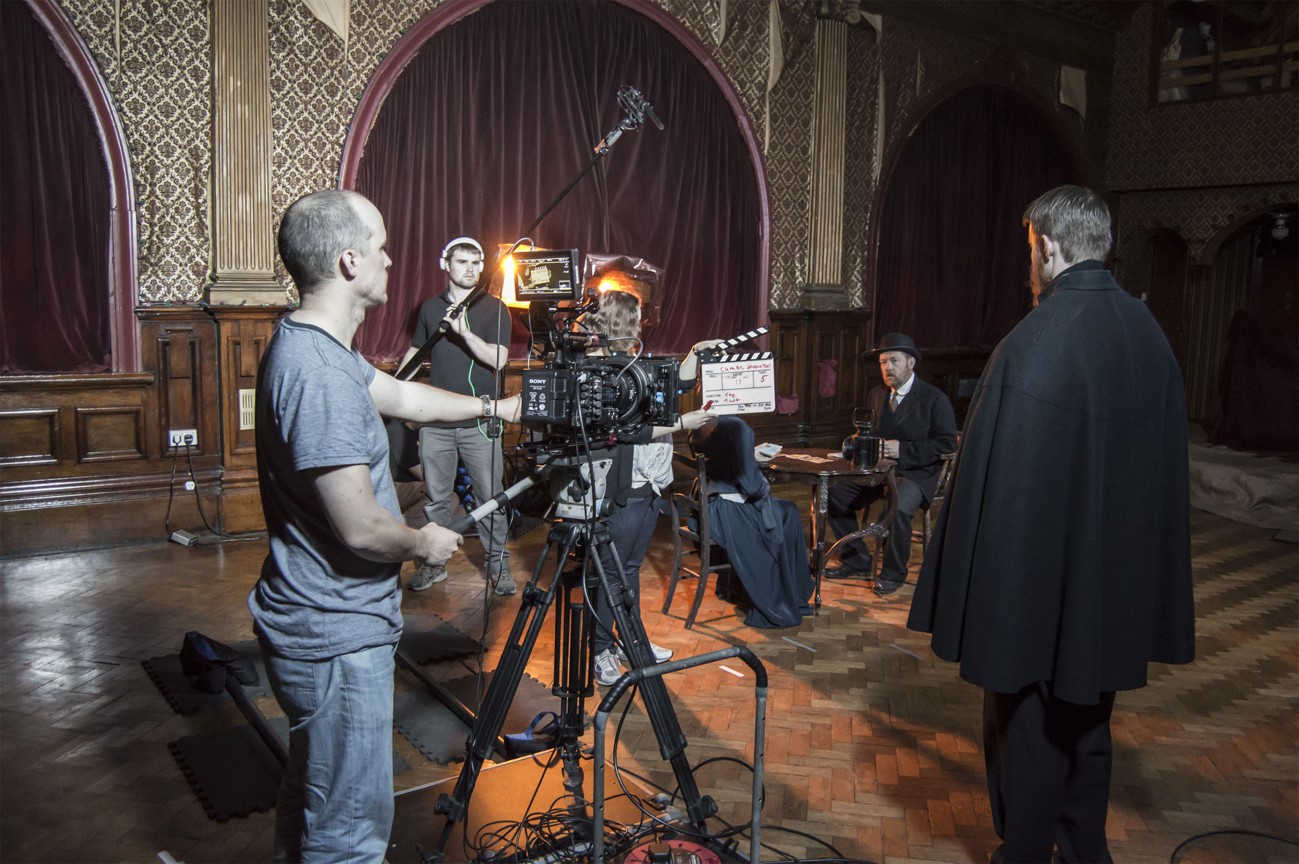 Filming period drama for actress' showreel