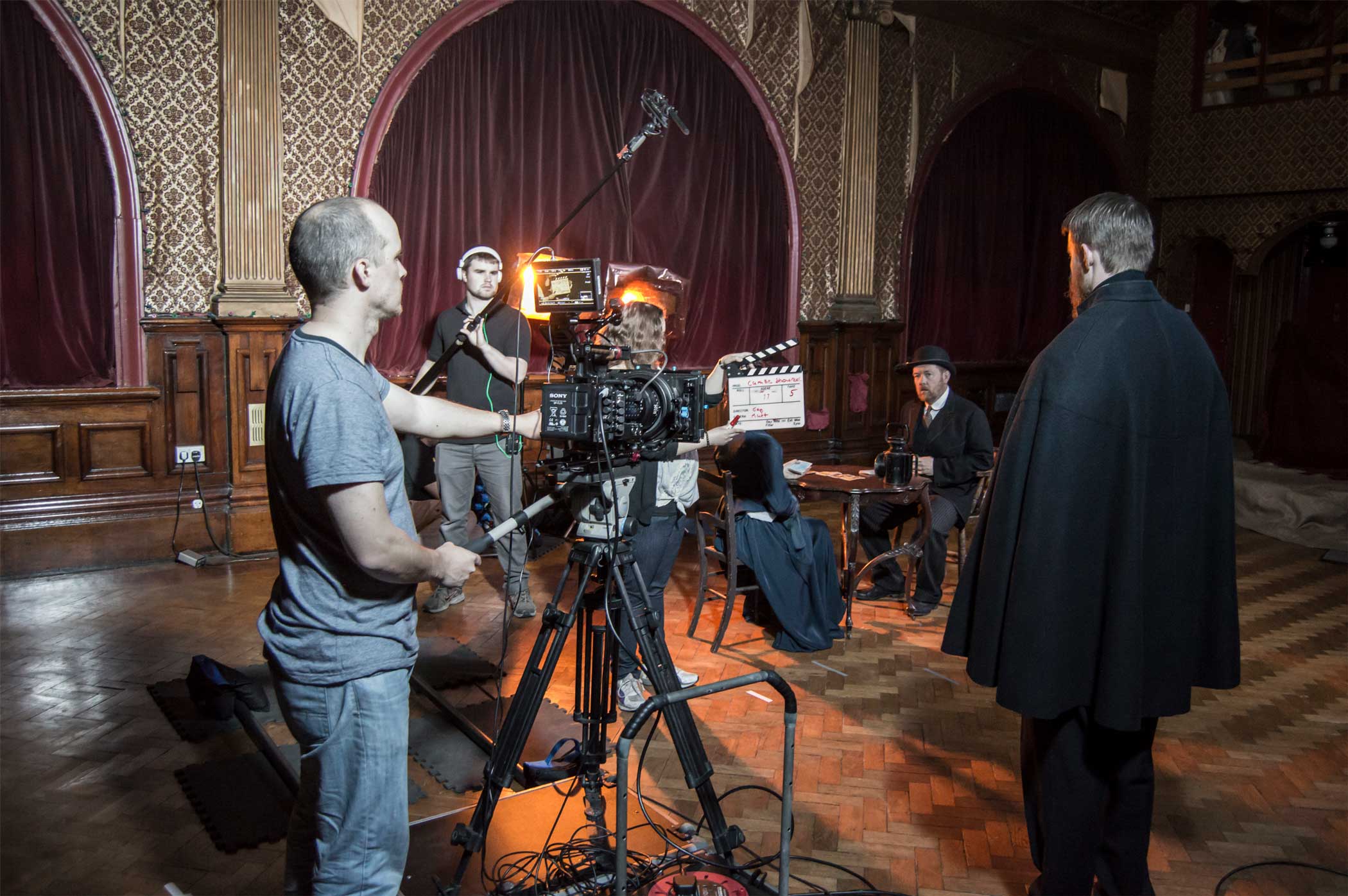 Filming period drama for actress' showreel