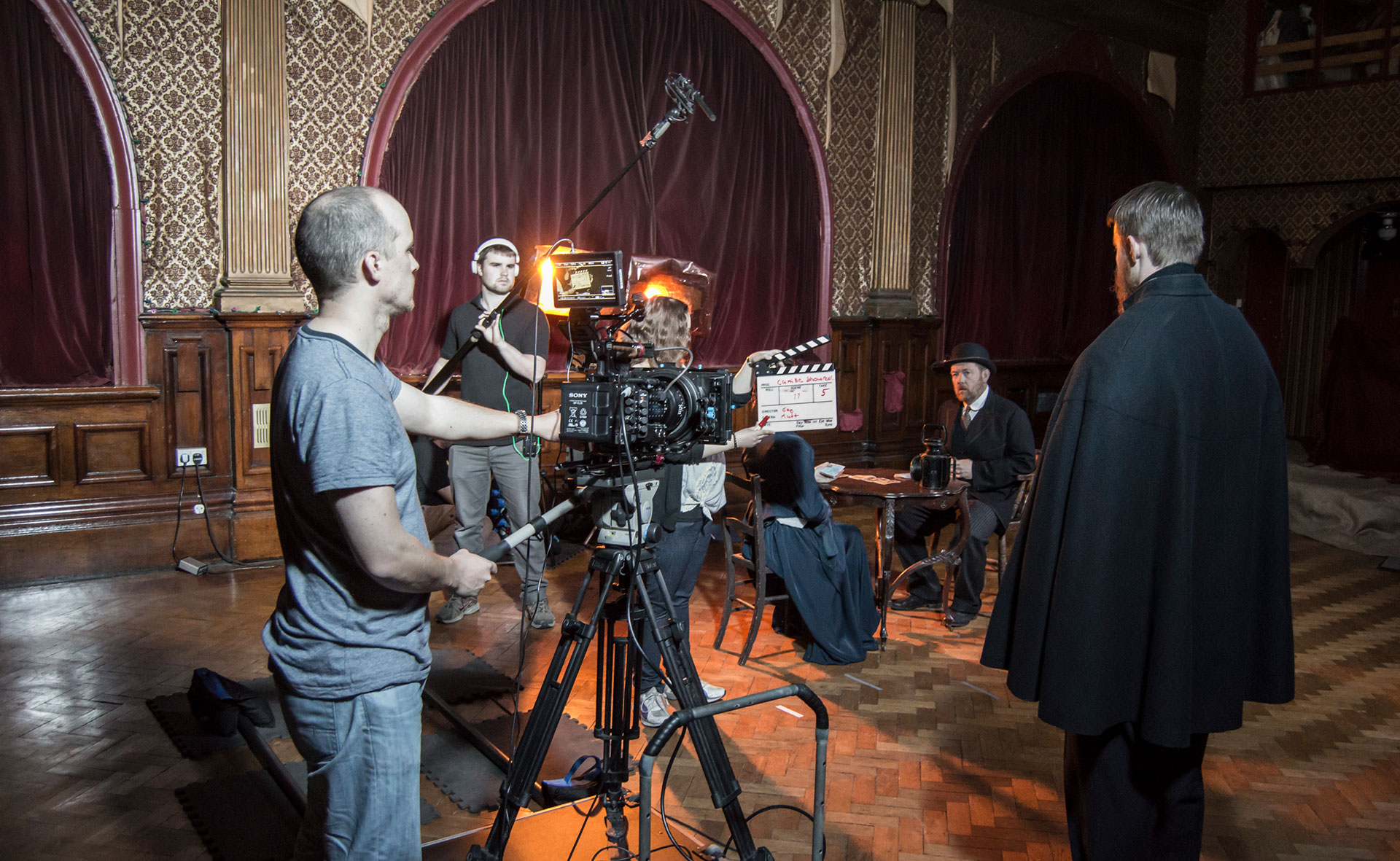 Filming a period drama in South Wales