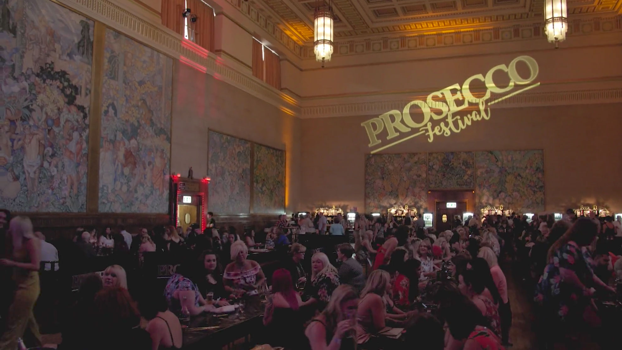 Prosecco festival in Brangwyn Hall