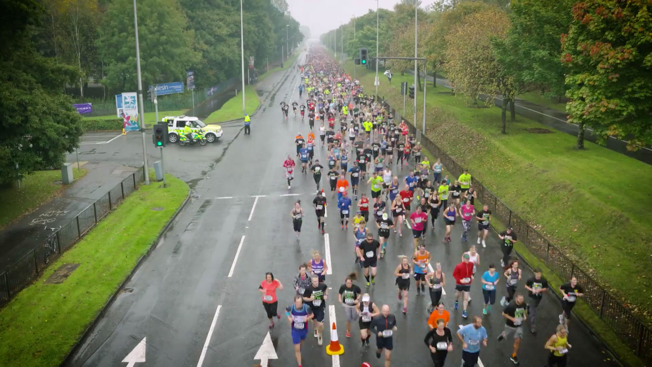 Swansea Bay 10k racers
